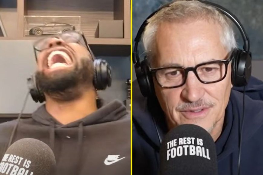 ‘Complete fool’ – Gary Lineker forced to relive harrowing football moment that has Micah Richards and Alan Shearer in stitches