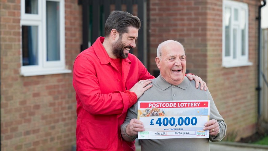 ‘Lost for words’ – Ex-Man United player shocked at £400,000 lottery win as TV crew turns up on doorstep