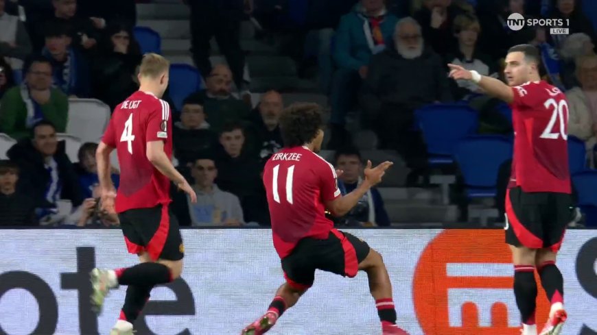 WATCH: Real Sociedad fall behind to Manchester United as Joshua Zirkzee opens scoring