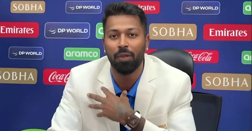 Hardik Pandya shares his take on India’s decision to not play Champions Trophy 2025 matches in Pakistan