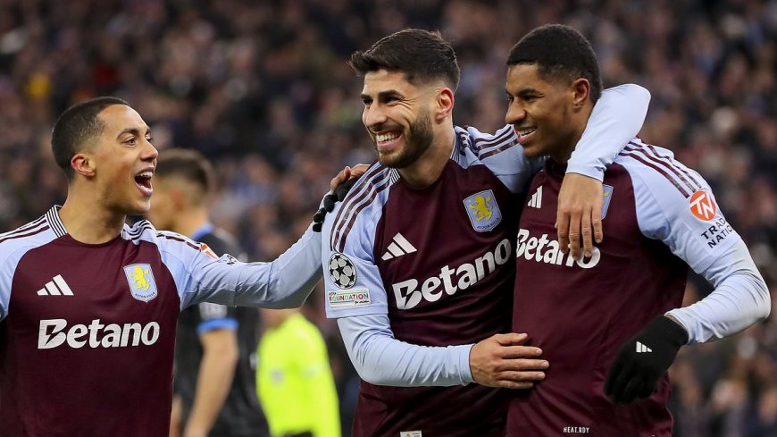 Aston Villa 3-0 Club Brugge (6-1 agg): Unai Emery's side set up Champions League quarter-final clash with PSG as Marco Asensio keeps up stellar form with brace