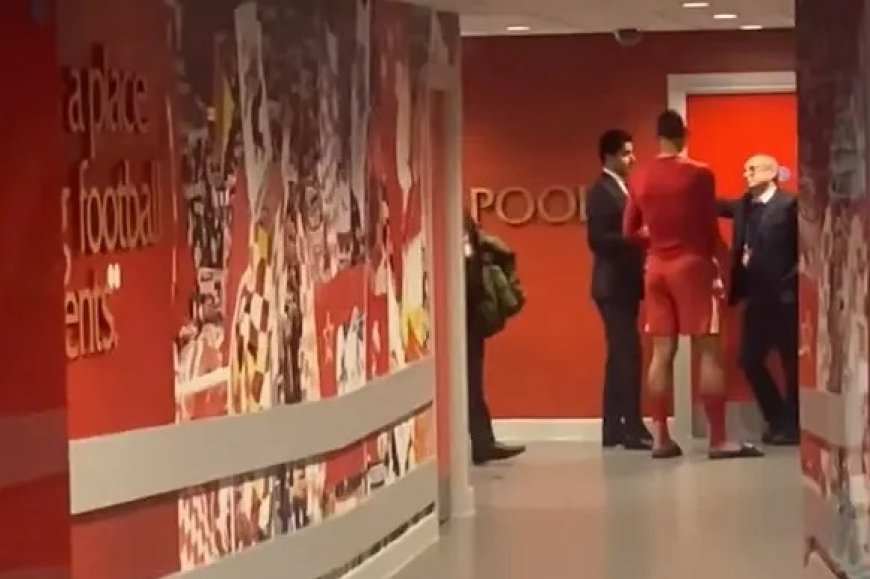 Unseen footage shows Virgil van Dijk talking to PSG chiefs after Liverpool’s Champions League exit