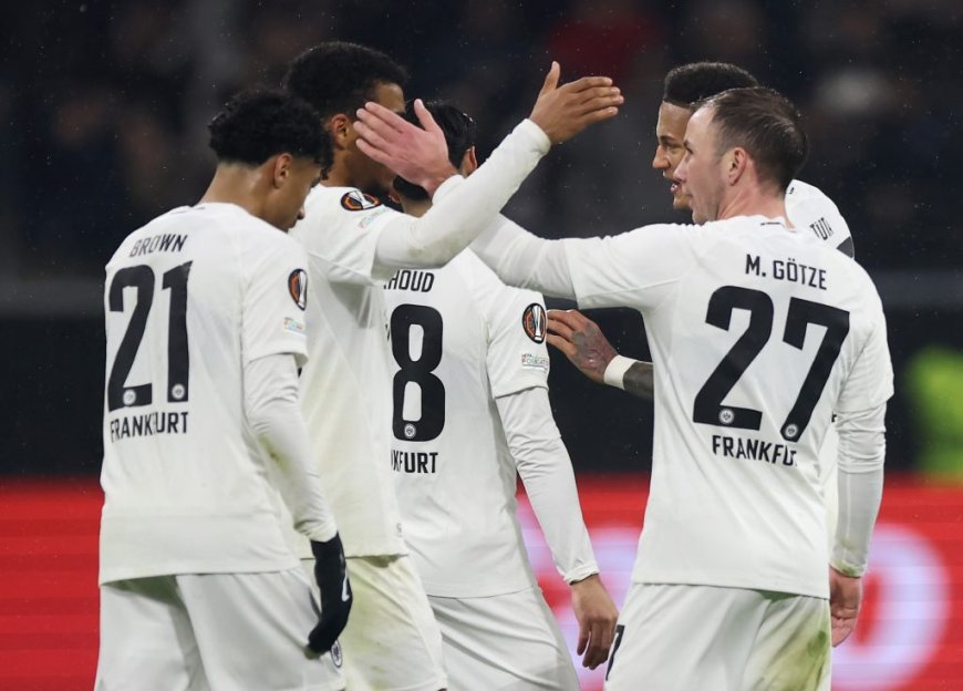 Eintracht Frankfurt hail “Marmoush replacement” Mario Götze after massive UEL win