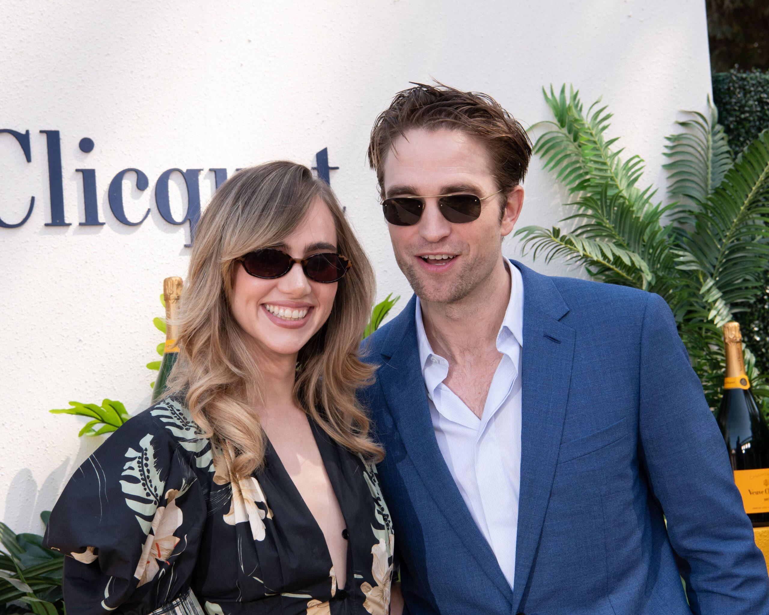 Suki Waterhouse and Robert Pattinson at the 2024 Veuve Clicquot Polo Classic