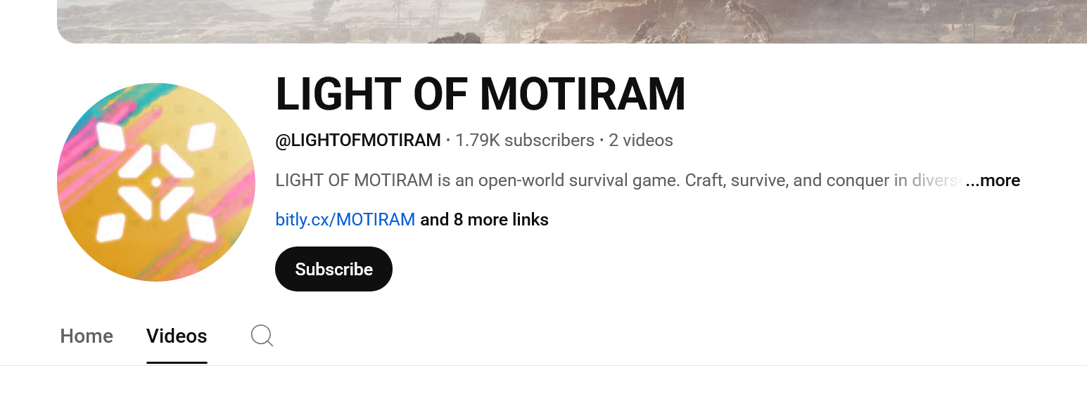 Light of Motiram YouTube header (new)