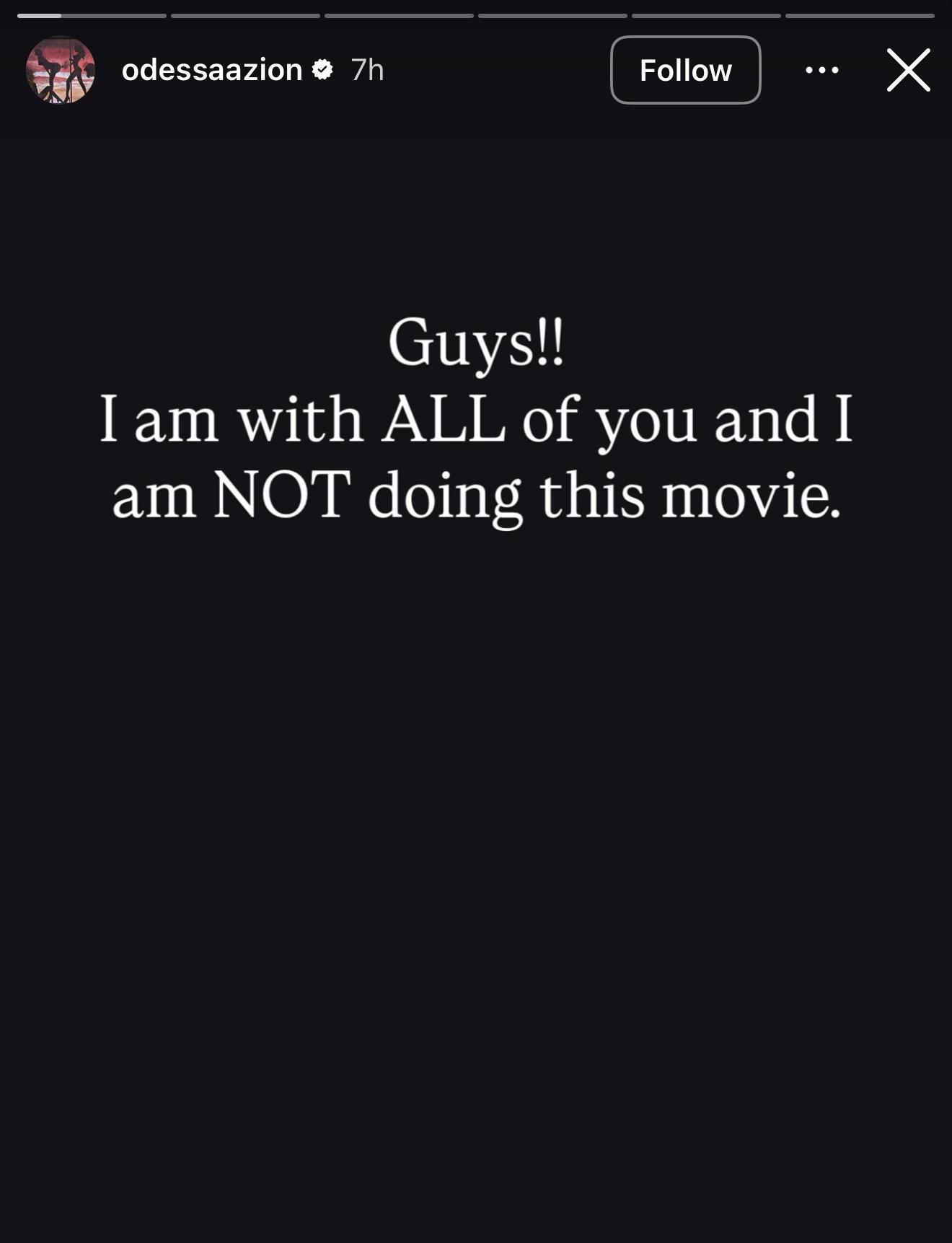 Odessa A'zion steps away from 'Deep Cuts' after casting backlash