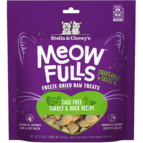 STELLA & CHEWY’S MEOWFULLS FREEZE-DRIED CAT TREATS