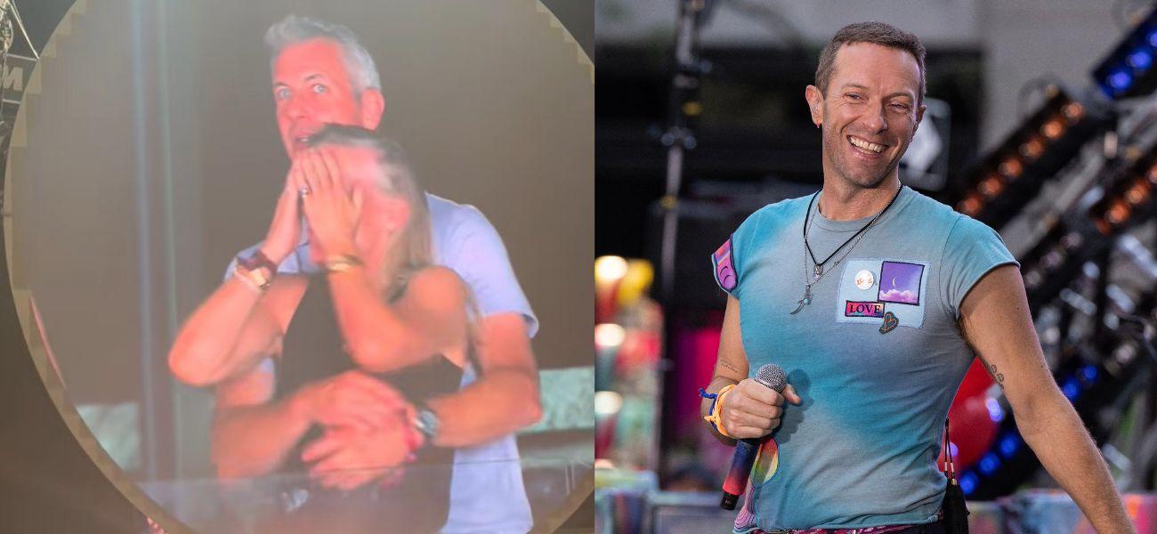 CEO of Astronomer and his HR Chief, Coldplay Photo collage