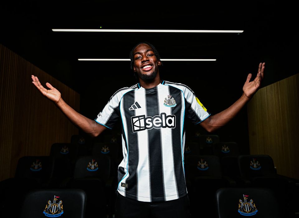 NEWCASTLE UPON TYNE, ENGLAND - JULY 9: In this image released on July 11, 2025, Newcastle United announce the signing of Anthony Elanga on July 9, 2025 in Newcastle upon Tyne, England. (Photo by Serena Taylor/Newcastle United via Getty Images)