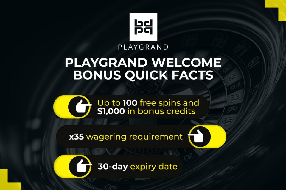 PlayGrand welcome bonus quick facts