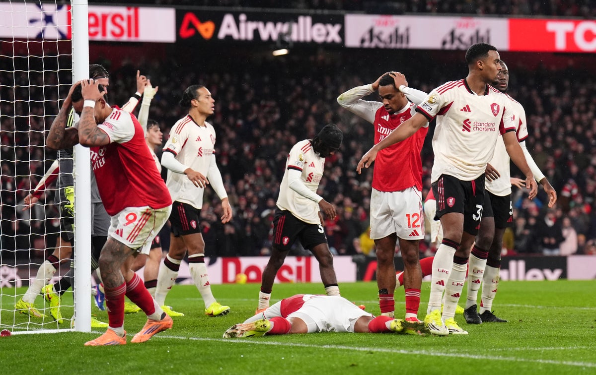 Arsenal took until the 90th minute to have a shot in the second half (John Walton/PA Wire)