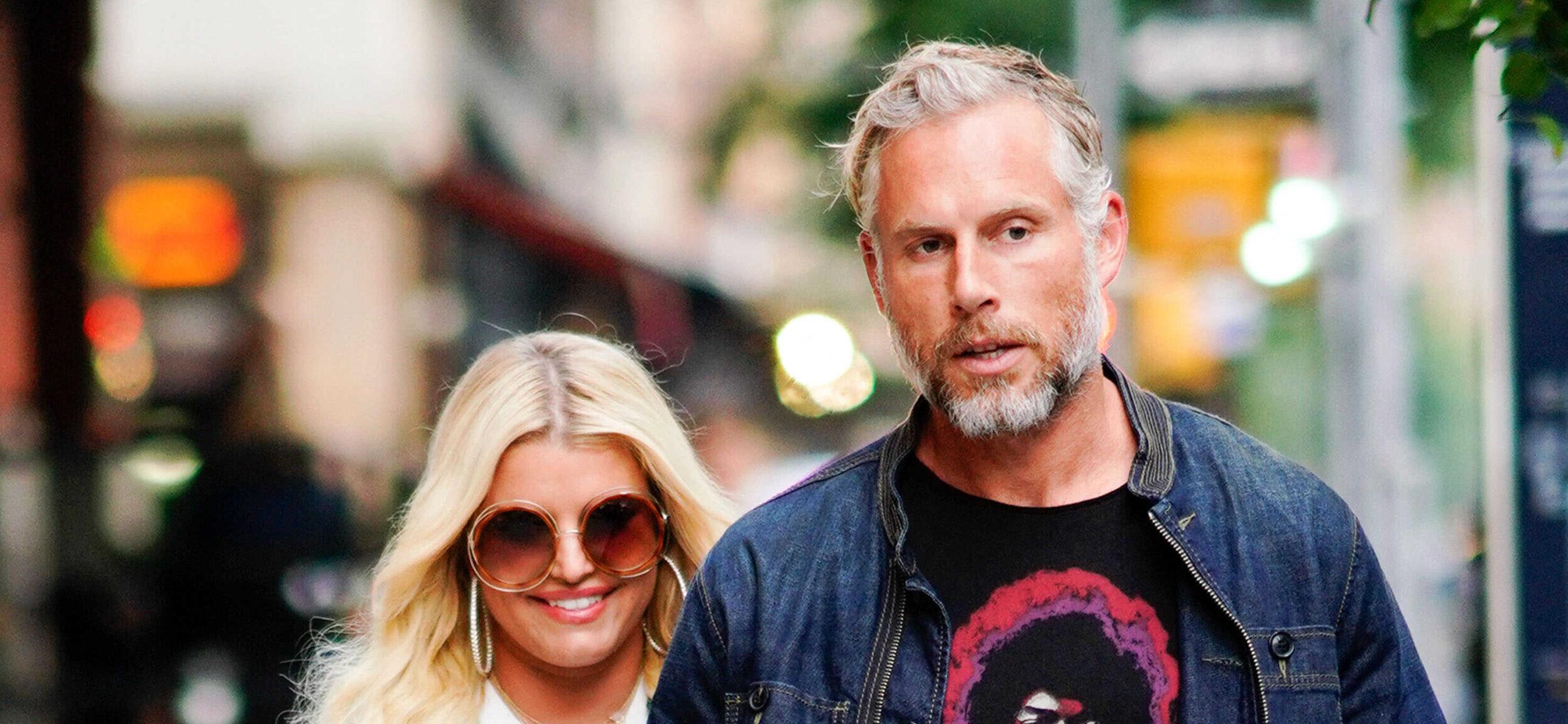 Jessica Simpson and Eric Johnson head out for dinner in New York