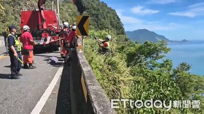 快訊／宜蘭舊蘇花公路騎士墜50米深山谷　被尋獲已死亡