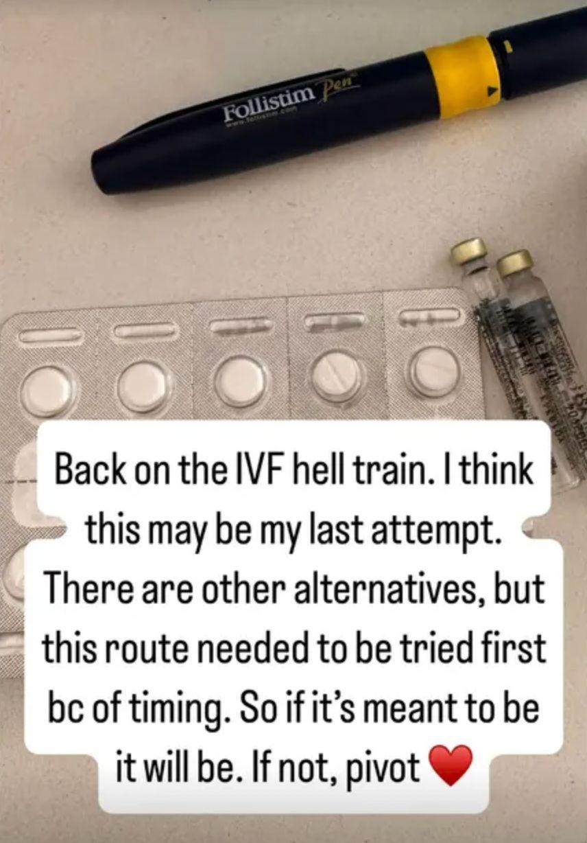 Chrishell Stause talks IVF treatment