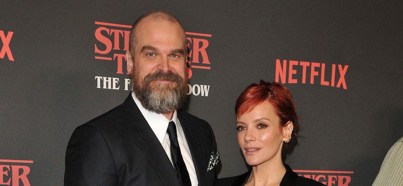 David Harbour and Lily Allen