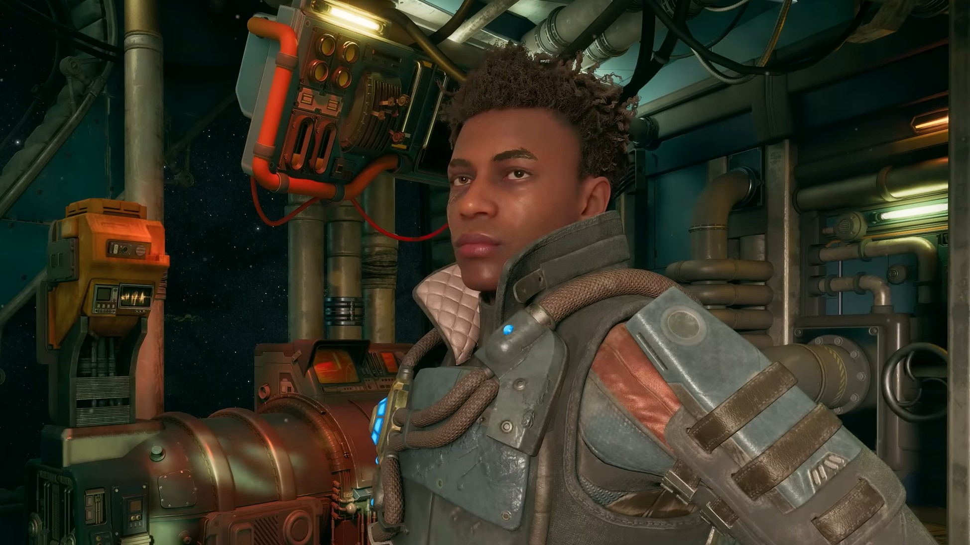 The Outer Worlds 2 - Niles standing in a space ship