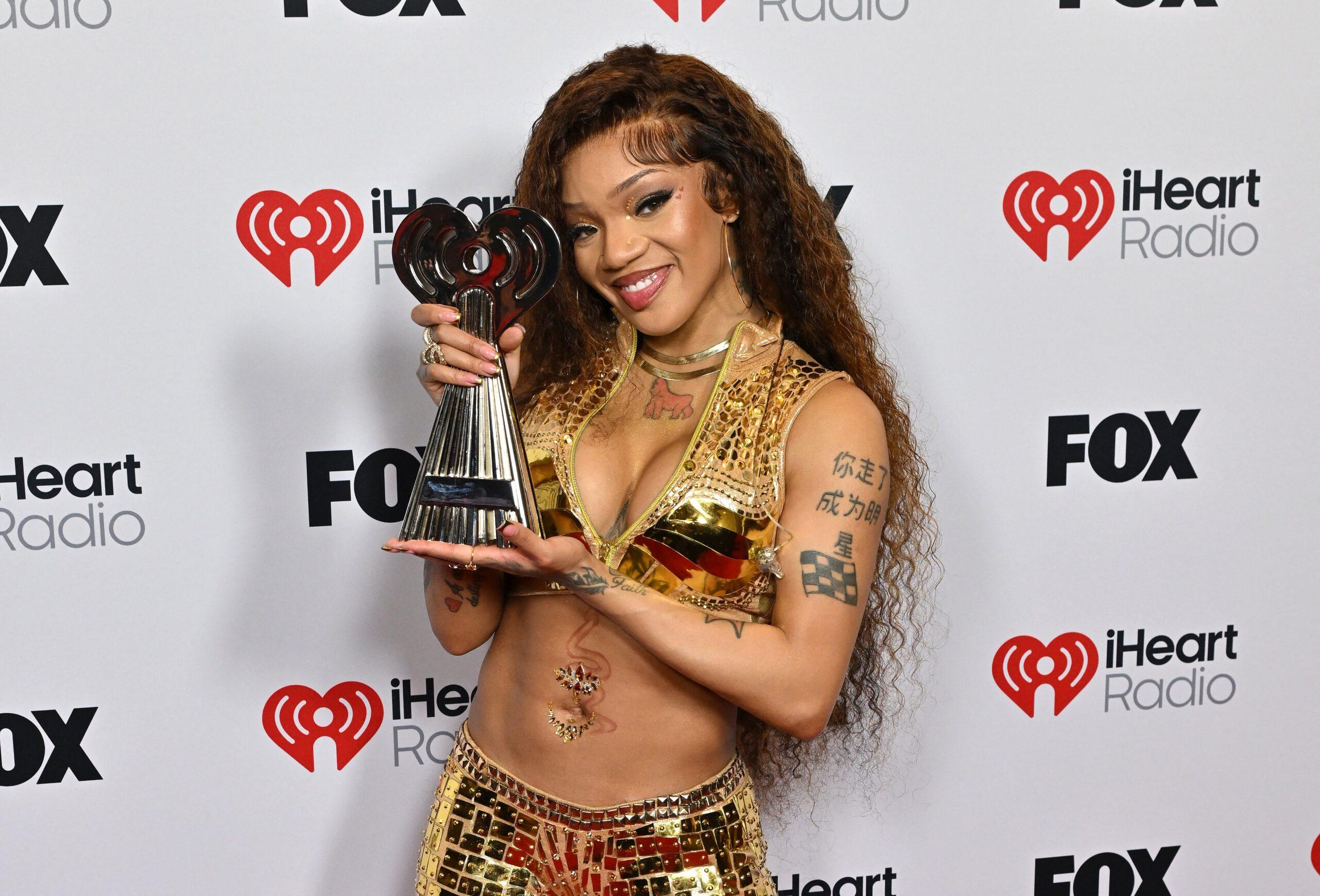 GloRilla at 2025 iHeartRadio Music Awards