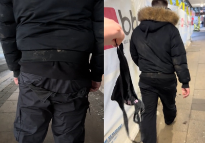 女逛街發現男友褲「黏她蕾絲小內內」　趴趴走一整天崩潰：笑到哭