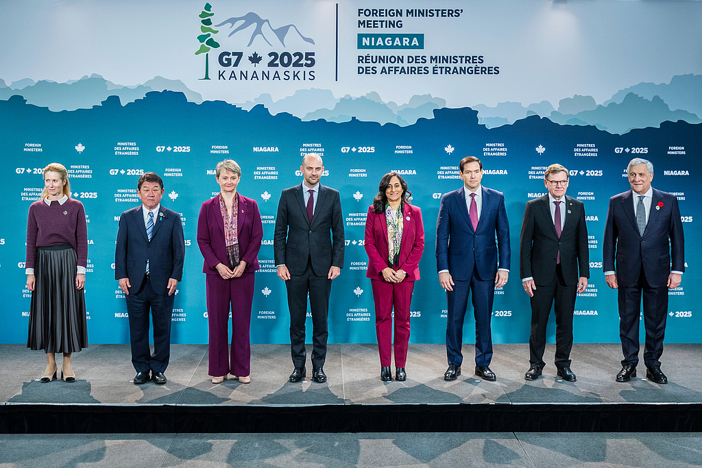 11月11日,G7外长会在加拿大举行。(视觉中国)