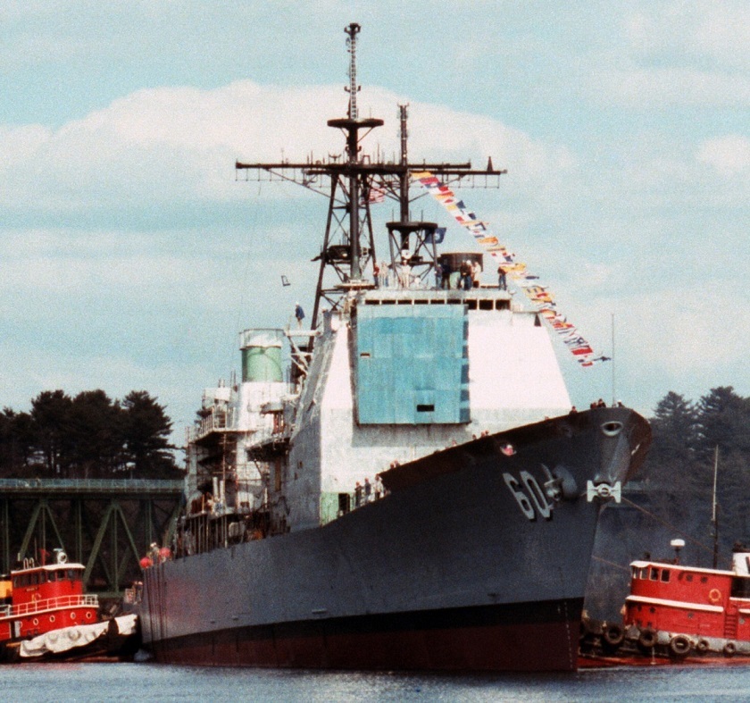 1988年3月19日在巴斯钢铁造船厂下水时的&ldquo;诺曼底&rdquo;号 社交媒体