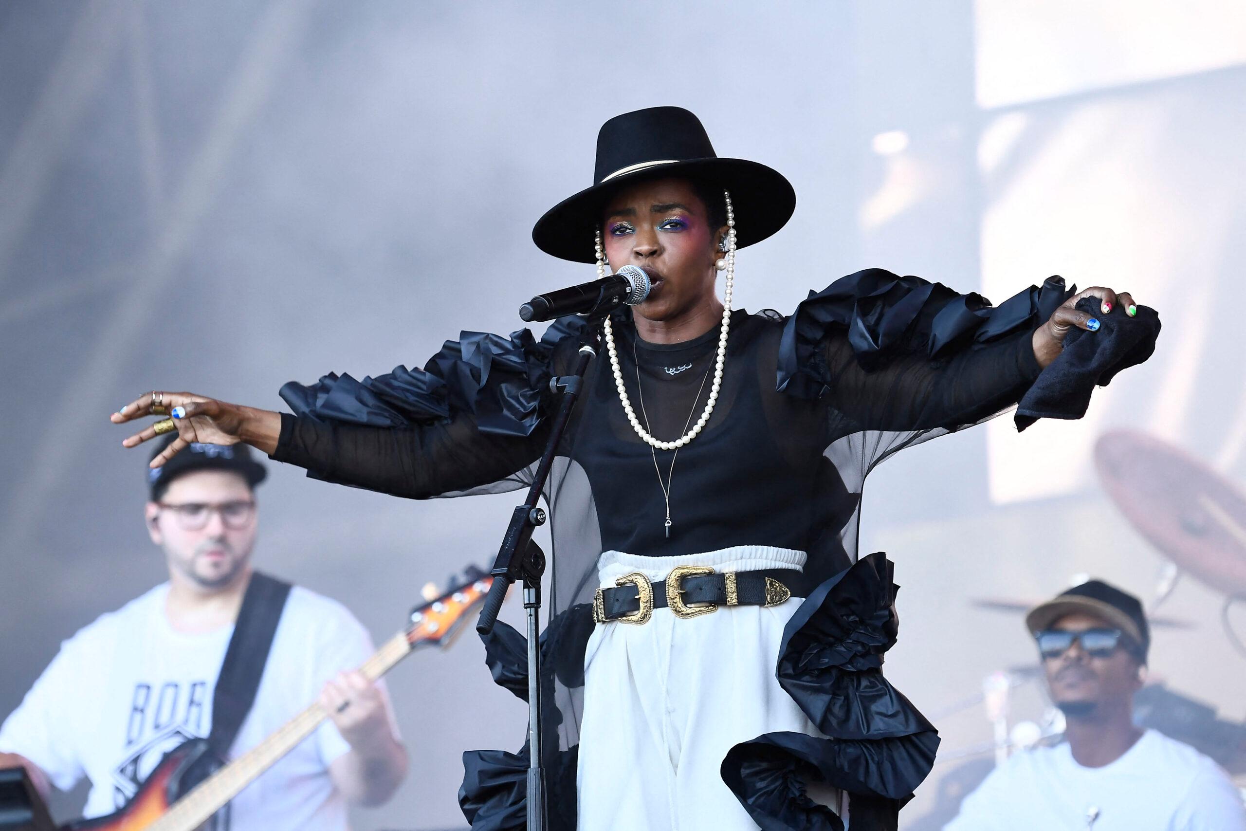Ms. Lauryn Hill performing at Glastonbury Festival 2019