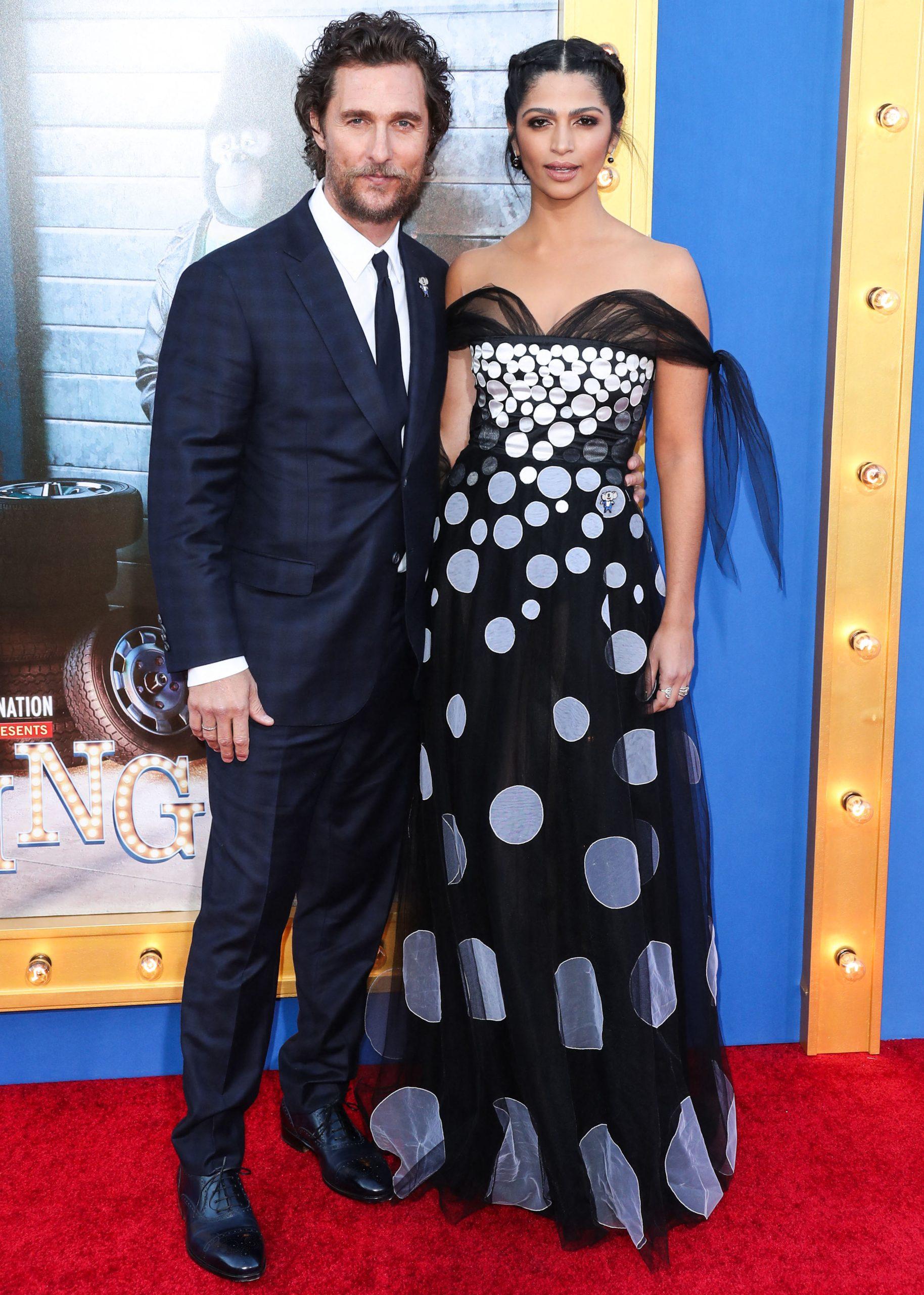 Matthew and wife Camila Alves McConaughey