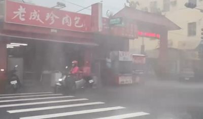 快訊／下午大雷雨狂炸鹿港、福興！二級淹水警戒發布