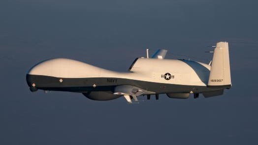 美媒：A级事故，美MQ-4C战略侦察无人机在中东坠毁