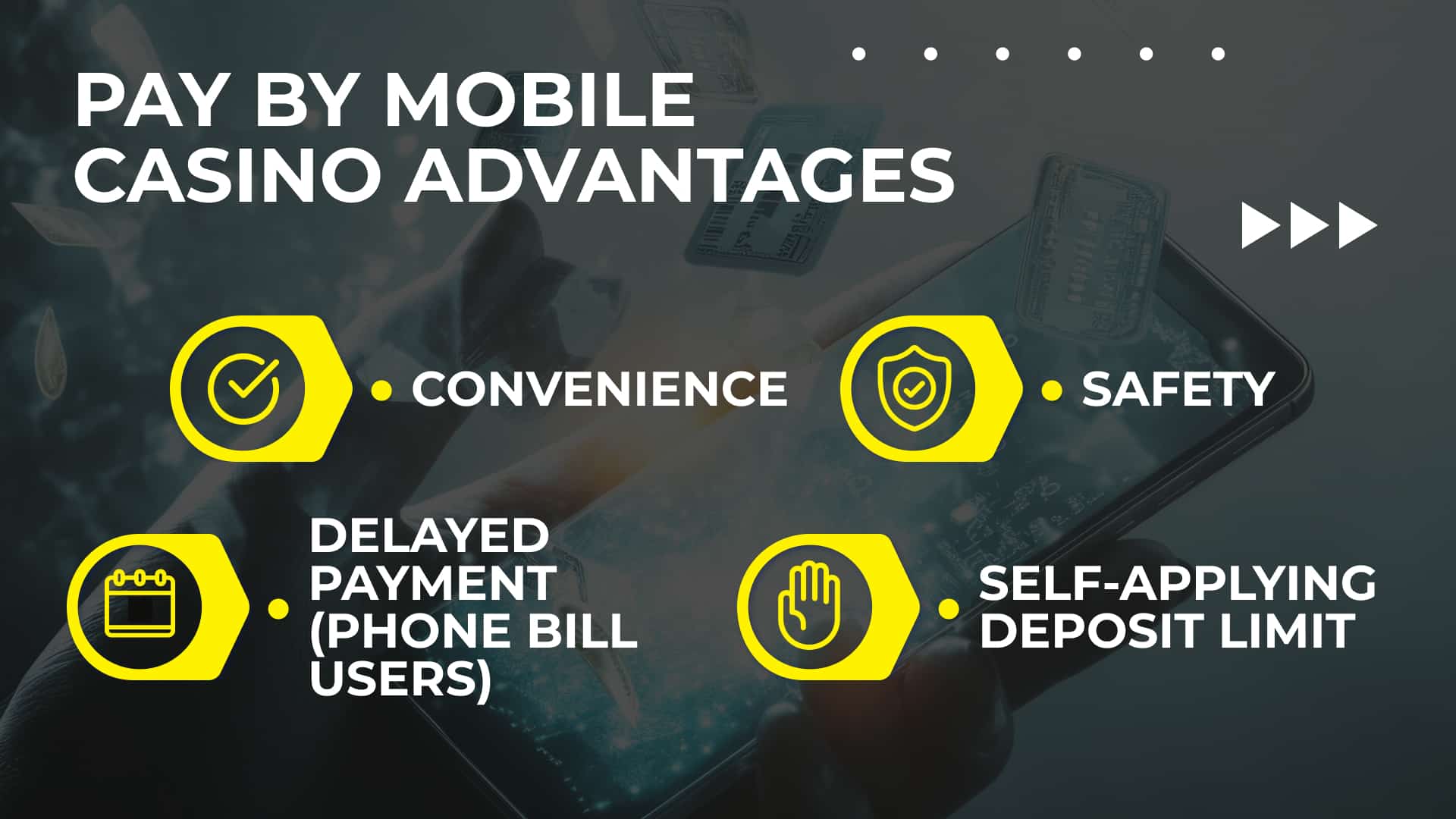 Pay By Mobile Casino Advantages