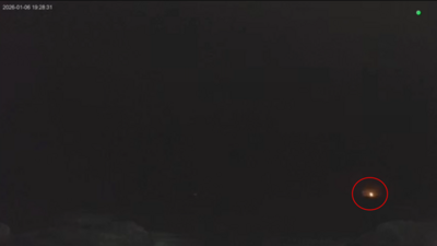 F-16戰機失事「海面閃現火光」！即時影像監視器全拍下