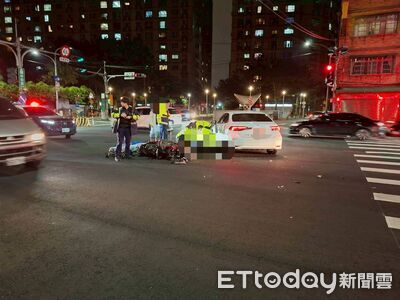 新莊轎車違規迴轉　騎士反應不及猛撞亡