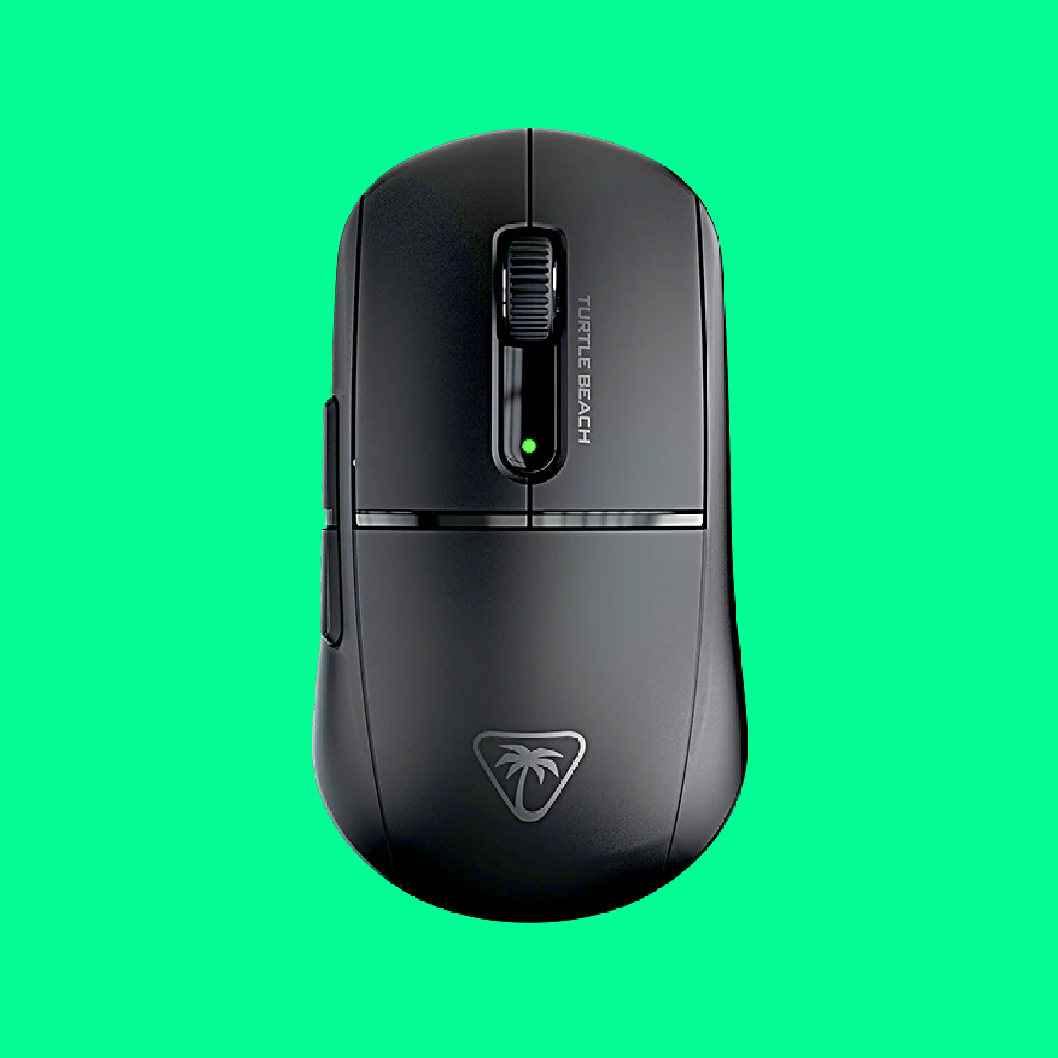 The Turtle Beach Burst II Air gaming mouse on a green background