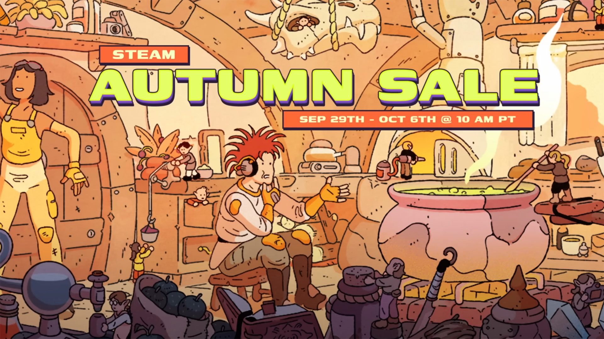 The Steam Autumn Sale 2025 official artwork