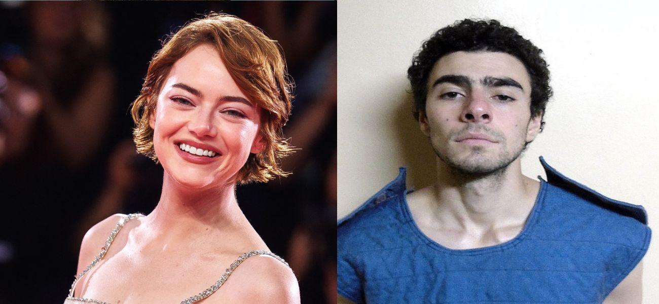 Emma Stone, Luigi Mangione photo collage