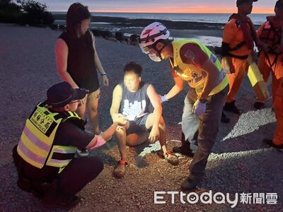 桃園新屋漂流區公園海邊2男溺水　民眾及時救起送醫