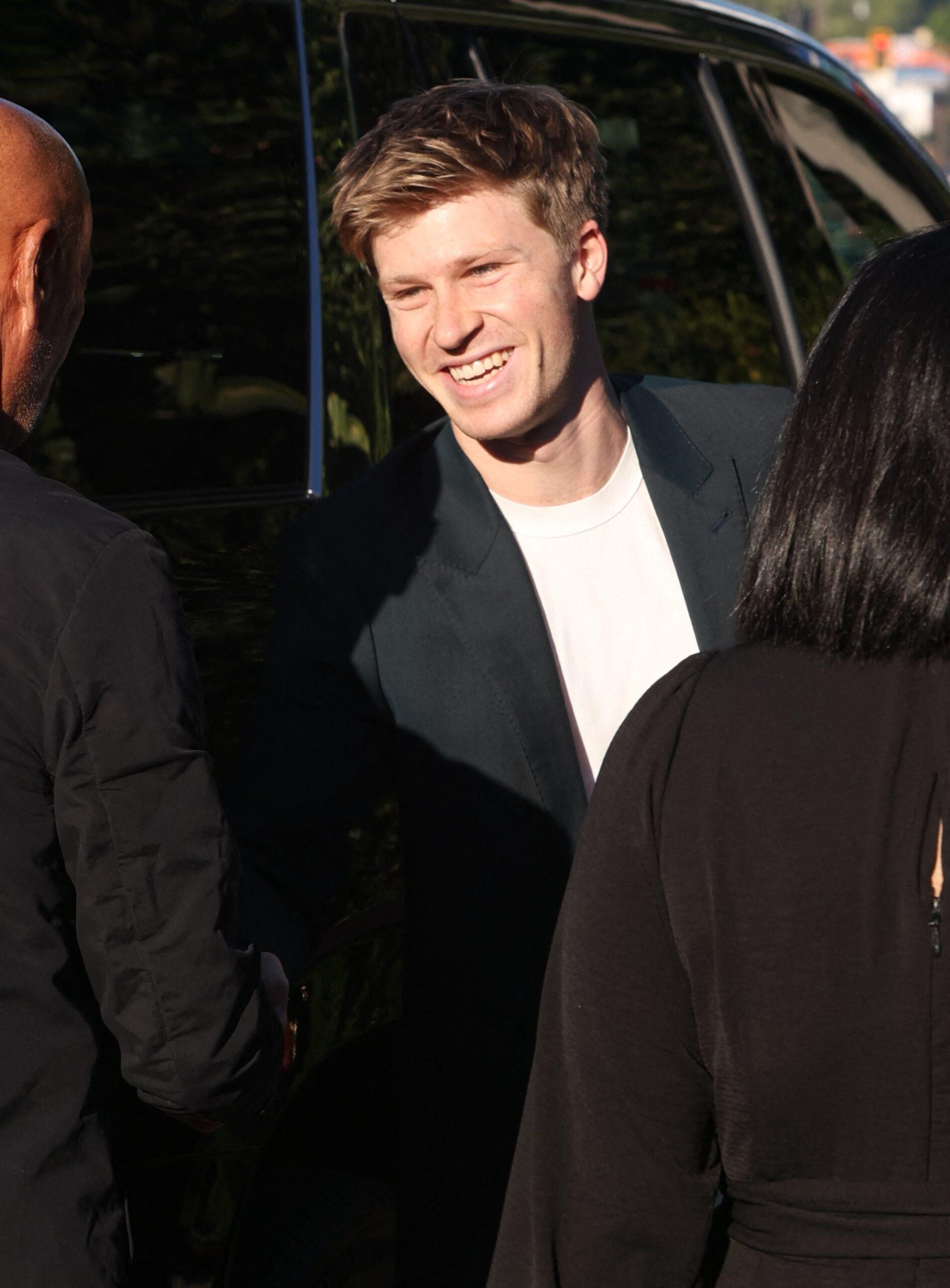Robert Irwin seen doing promo event with ABC for DWTS
