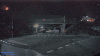 國道聯結車自撞！油箱噴出飛下高架橋　驚悚爆炸瞬間畫面曝光