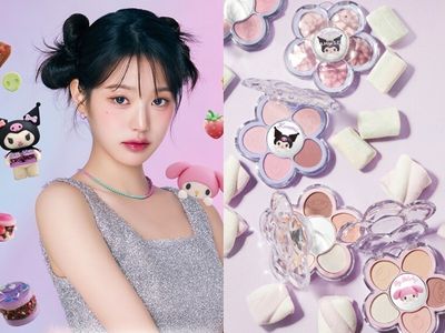 《美樂蒂＆酷洛米》聯名彩妝少女心爆發　張員瑛愛用氣墊、花語眼影盤必收