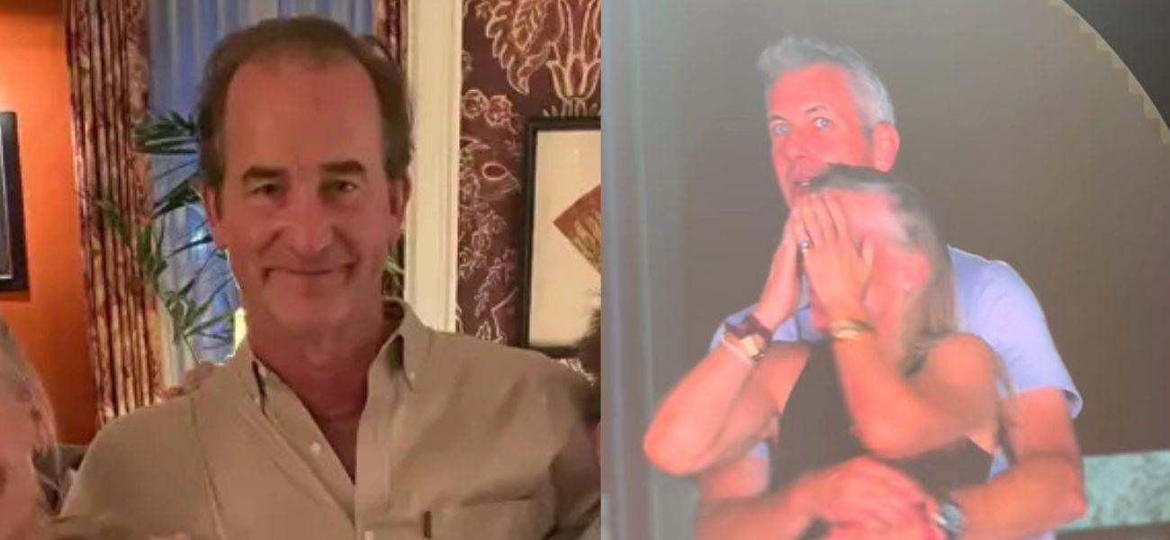 Andrew Cabot (left), Andy Byron and Kristin Cabot (right) photo collage