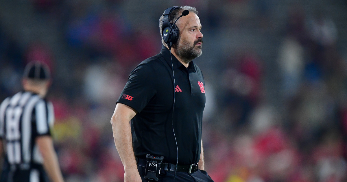 Nebraska football coach Matt Rhule vs. UCLA (Imagn Images)