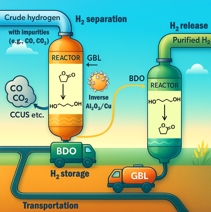 精准调控催化性能和反应流程，实现粗氢分离与储存一体化，图源复旦大学官网