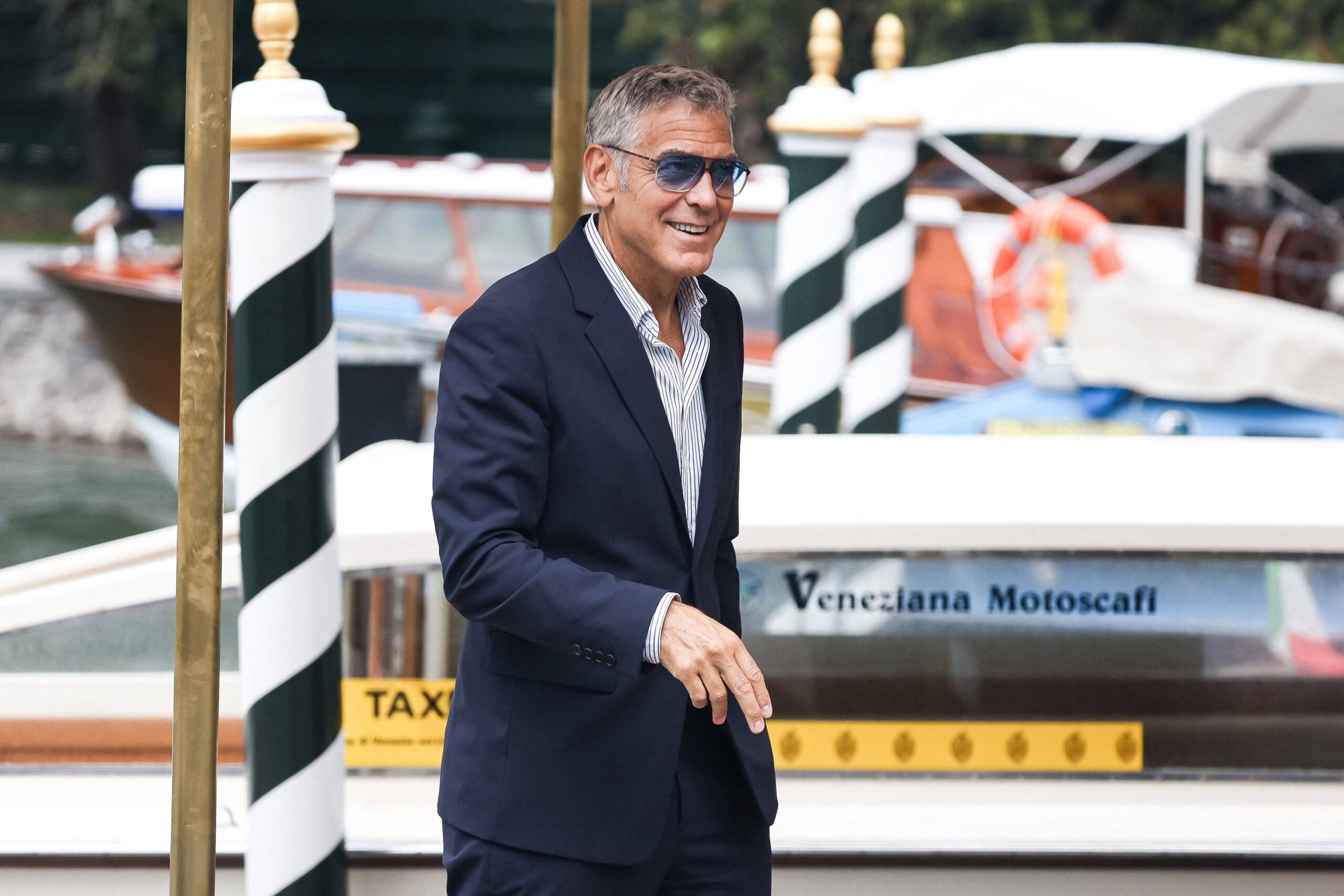 George Clooney at Hotel Excelsior In Venezia, Italy