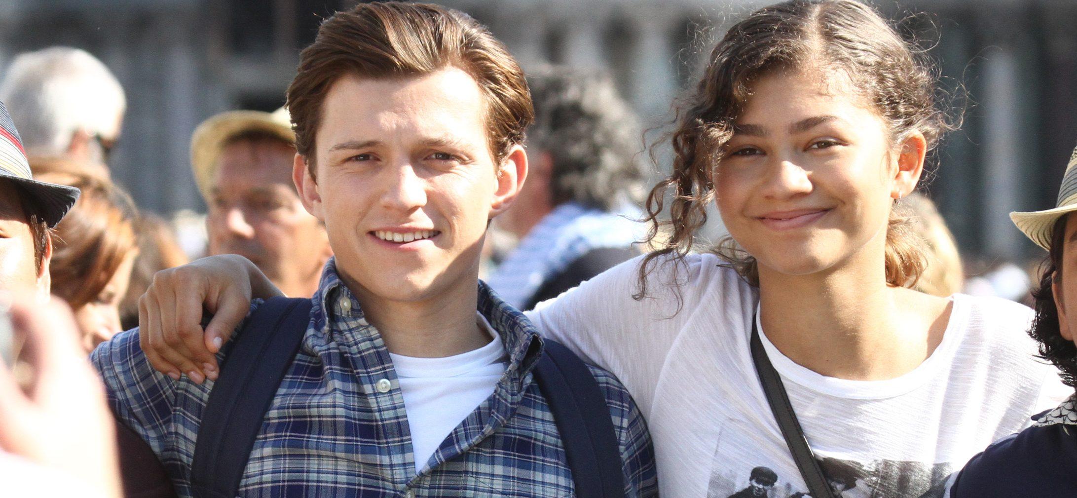 Zendaya Spotted Kissing Tom Holland