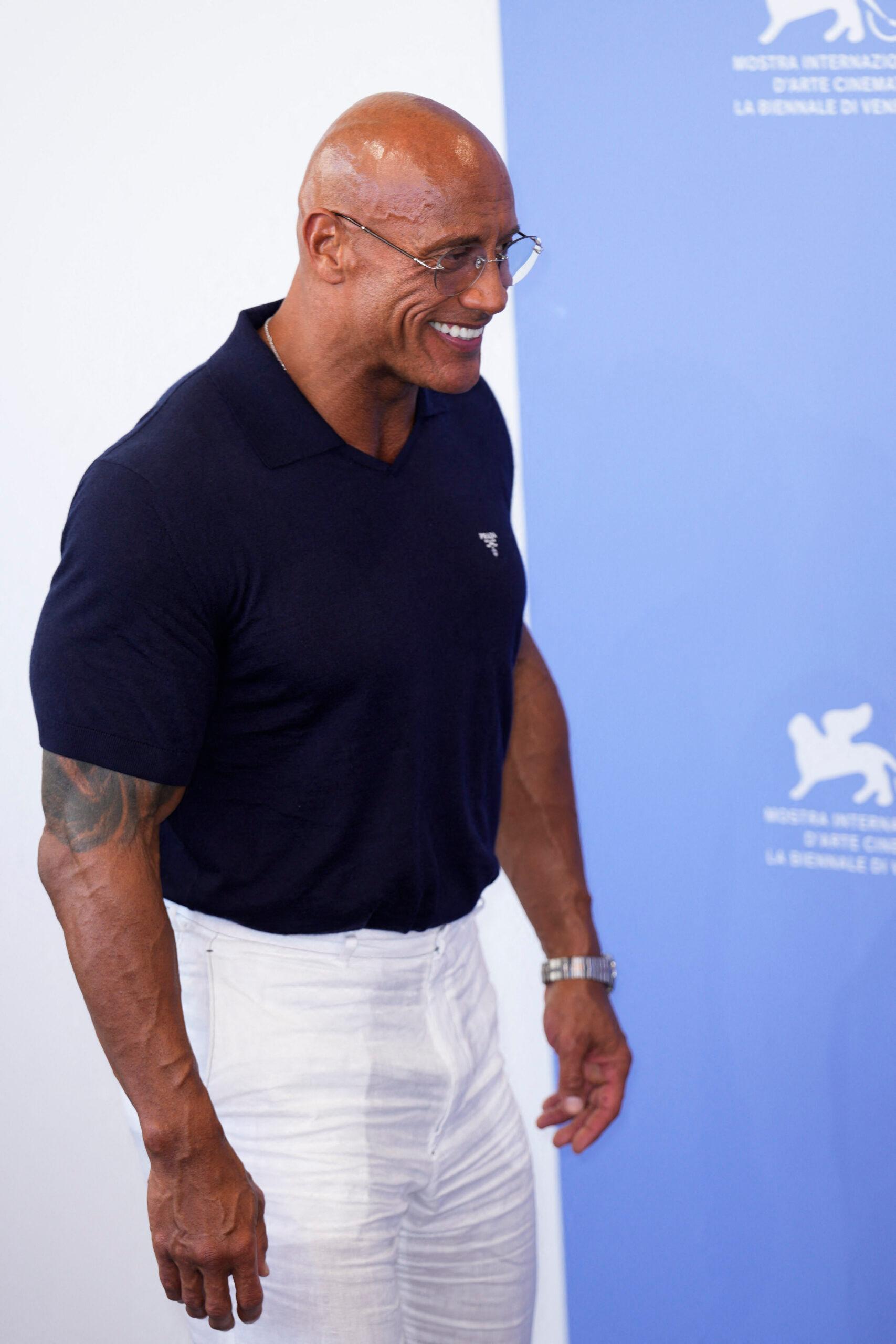 Dwayne Johnson at "The Smashing Machine" Photocall - The 82nd Venice International Film Festival
