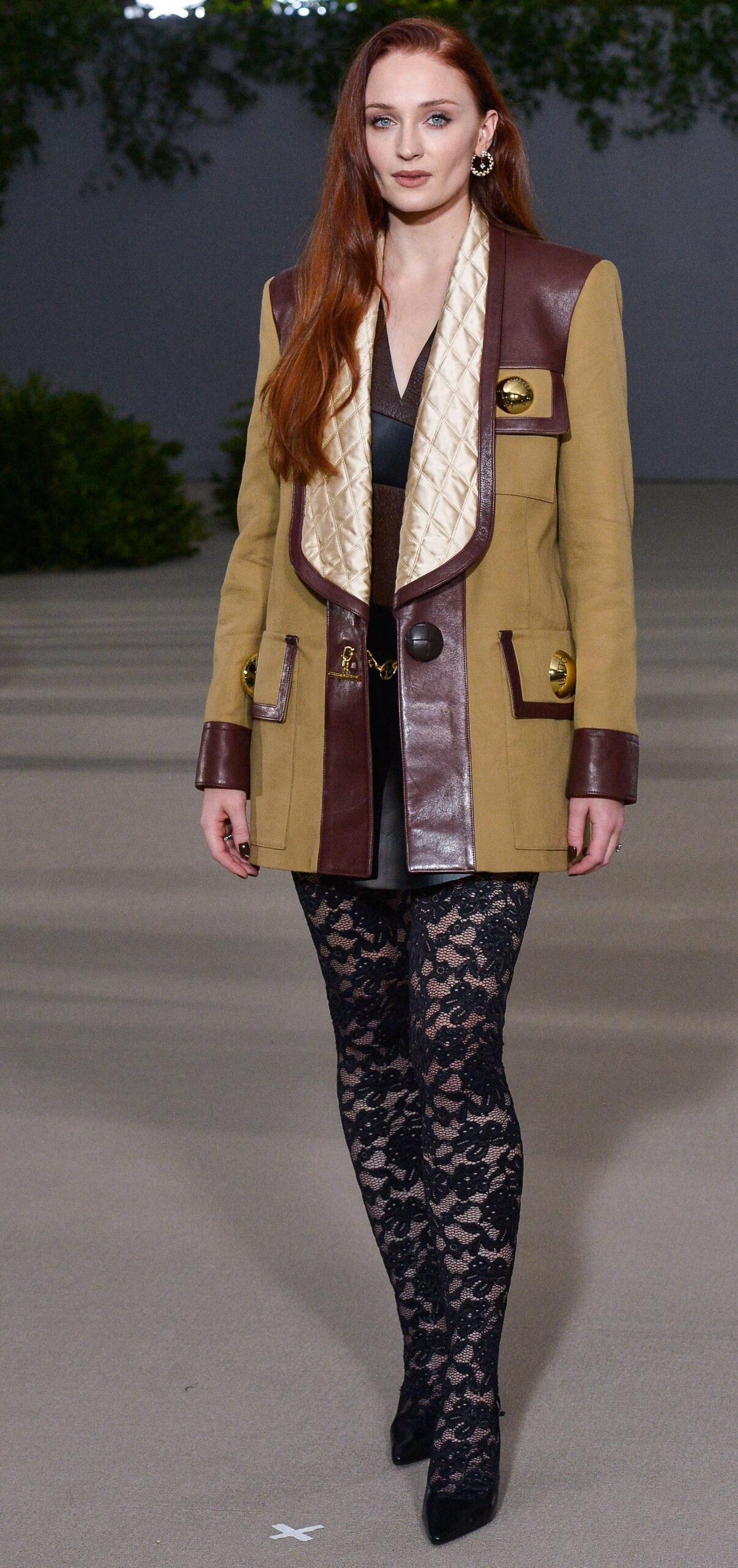 Sophie Turner arrives at 2nd Annual Academy Museum of Motion Pictures Gala