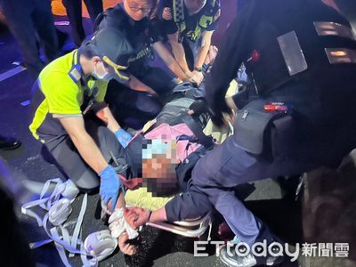 新竹醉漢「持刀搶救護車」　國道狂飆