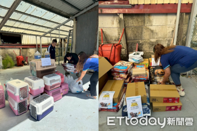 東森寵物為光復毛孩加油！　顧客一句話店長募集千份糧送災區