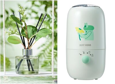 COCODOR森林擴香瓶綠葉美翻　香草集「無線水氧機」攜帶好方便