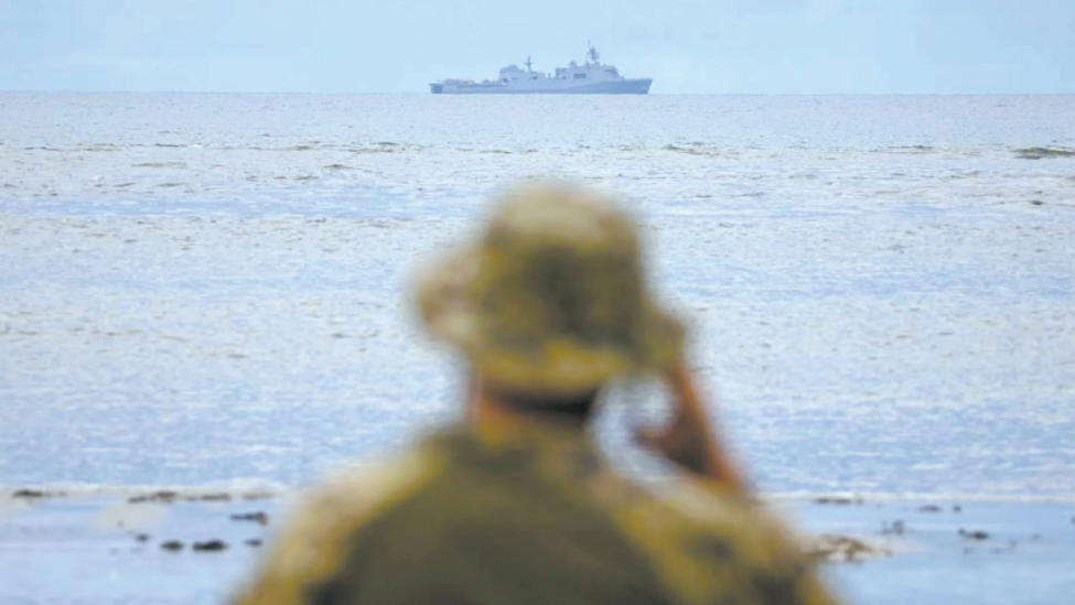 美&ldquo;劳德代尔堡&rdquo;号两栖运输舰日前停靠在波多黎各海岸附近。9月以来，美军已针对加勒比海域的民用船只发动至少4次袭击。