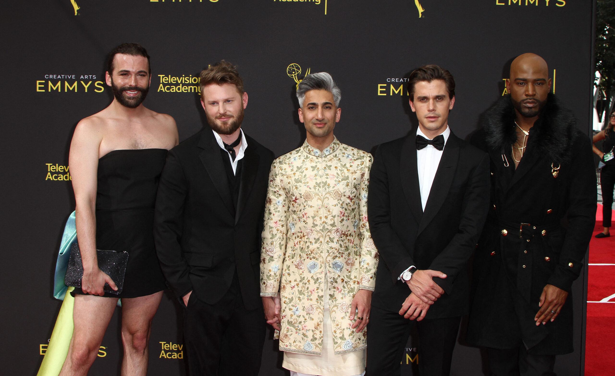Queer Eye cast on red carpet